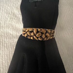 Rare Heavy Solid Stunning Michelle Albala Tiger Eye Sterling Cuff